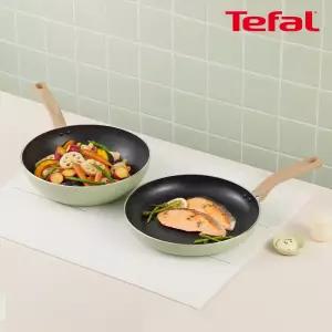 [테팔] 인덕션 티타늄1X 민트 세이지 프라이팬 웍 2종/3종/4종세트 (택1)