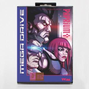 Paprium 메가 드라이브 제네시스 시스템용 EUR 박스 포함, 16 비트 세가 MD 게임 카트리지