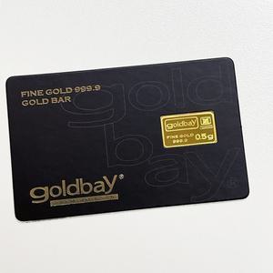[골드베이미니] 순금 0.5g 1g 미니골드바 카드 24K 999.9