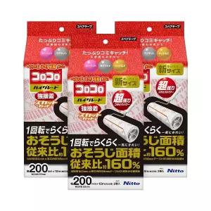 고로고로 테이프크리너 스캇컷 리필 200mm 6입 (2롤X3개) / 의류 전용