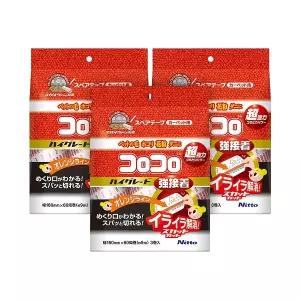 고로고로 테이프크리너 스캇컷 리필 160mm 9입 (3롤X3개) / 의류 전용