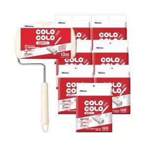 고로고로 테이프크리너 초강력 핸디형 160mm 마스터 세트 (핸디 밀대+전용거치대+리필 22P)