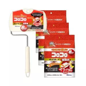 고로고로 테이프크리너 스캇컷 핸디형 160mm 실속 세트 (핸디 밀대+전용거치대+리필 7P)