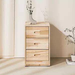 모모칸 원목 서랍장 3단 DF926480