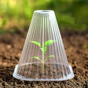 19×20cm 식물모종 보호커버 100P 바람서리차단 새벌레보호 햇빛투과 커버