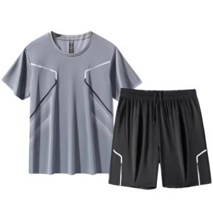 남자짐웨어 여름 쿨 냉감 트레이닝 헬스 운동복 체육복 세트 셋업