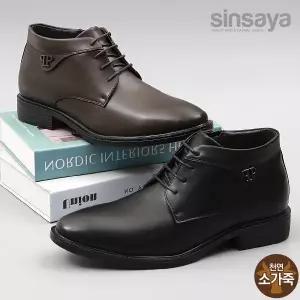 신사야 소가죽 더비4목 남성 정장부츠 24S003