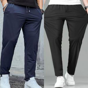 여름 고탄력 스판슬랙스 남성 왕스판 캐주얼바지 출근용 쿨링 데일리팬츠
