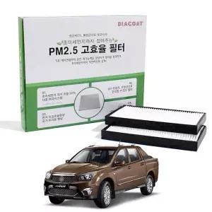 코란도 스포츠 무항균 PM2.5 초미세먼지 에어컨필터