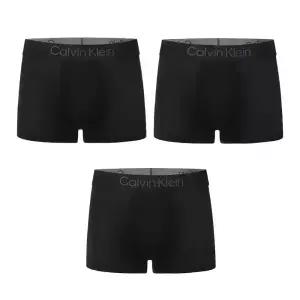 CK 캘빈클라인 울트라소프트 모달 3팩 트렁크 남성 언더웨어 팬티 블랙 NB4192-001
