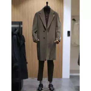 [본]BON 2종 택1 캐시미어 구스다운 라이너 반 더블 헨드메이드 롱 코트 BN3WHA572..