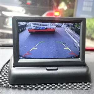후방카메라 화물차 채널 LCD 무선 버스 12V 모니터 차량용 후진