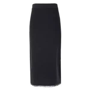 [롯데백화점]더아이잗컬렉션 시어 배색니트 스커트  CRAE1SK671