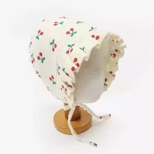 [보리보리/채니봉봉]체리 코튼 보넷 유아모자