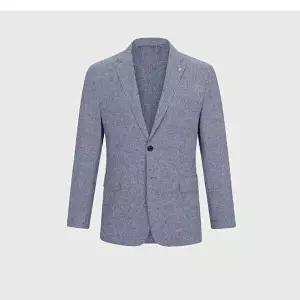 [셀러허브 1]트레몰로 HC09 린넨 캐주얼 자켓 (주) 세정 25SS 여름 남성 블루 레귤러핏 5M3141 (40956157)