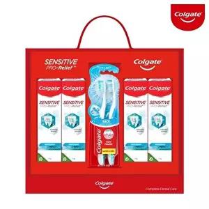 [콜게이트]시린이 미백 잇몸 충치 고불소 센서티브 화이트 치약 칫솔 선물세트