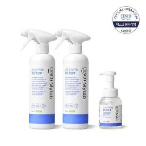 [세스코] 마이랩 핸드워시 폼 플로랄향 300ml + 항균 풋샴푸 490ml x 2개