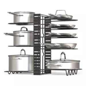 냄비부자재 주방정리 주방헹거레일 싱크선반 단면양면/하부장정리대/냄비정리대/후라이팬선반/싱크대