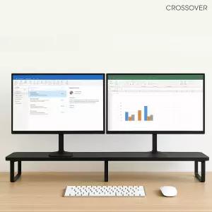 크로스오버 STB-111-03 거치대 스탠드 컴퓨터선반 듀얼 모니터받침대
