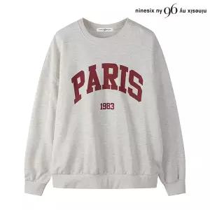 [롯데백화점]르샵. 파리스 레터링 루즈핏 맨투맨 티셔츠 (NO1LW015L0)