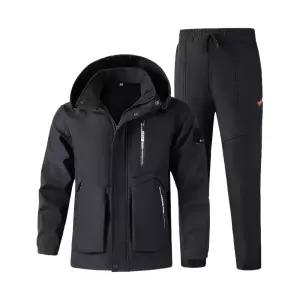 TLB 윈터맥스 방수 아웃도어 작업복 세트 겨울 방풍 기모