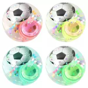 포포팬시 라이트 LED 탱탱볼 4개입 학생 장난감 공 불빛 고무공 공놀이