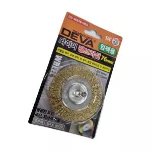 데바 와이어 평브러쉬 샌딩/철브러쉬/연마날/그라인더용/브러쉬/철사/쇠막대솔/쇠브러쉬/콤프레서/쇠솔