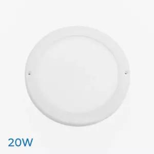 번개표 LED 20W 원형직부등 원형센서등 엣지 타입 주광색(하얀빛) 매입등