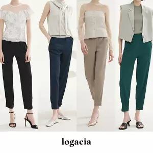 로가시아 25SS 뉴 에어홀 플리츠 팬츠 1종