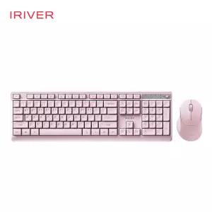 아이리버 WS101 항균 저소음 사무용 무선 키보드 무소음 마우스 세트 핑크