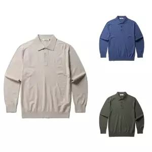 [롯데백화점]올젠 스탠다드 멜란지 컬러 카라 스웨터 ZBF4ET1208