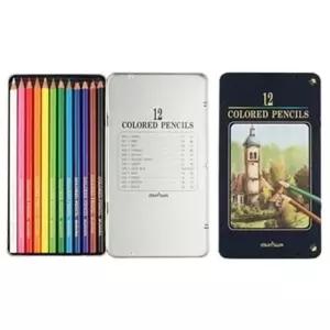 목색연필-12색 문화 사무용품 문구 사인펜