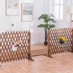 접이식 나무 가림막 이동식 가벽 칸막이 가리개 병풍 강아지