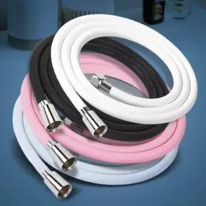 샤워줄 물때 끼지 않는 무독성 실리콘 샤워호스 1.8m 1개 (색상선택)