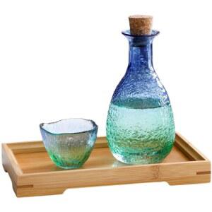 소주잔 사케잔 도쿠리 세트 식 컬러 술잔 술병 내열성 림401 플라워 디켄터 플라워잔