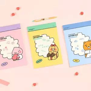 춘식이 패드 편지지 편선지 라이언 어피치-춘식이.춘식이.편선지.카드.캐릭터.편지지.카카오.패드