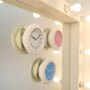 화장실시계 욕실 화장실 거실 벽면 흡착 고무 방수 아날로그 시