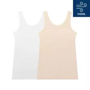 수아팜 [정상가 41800원] 주니어 메쉬 런닝브라 2매 아이보리스킨