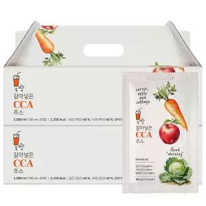 몽땅 갈아넣은 CCA 주스 60포 / 당근 사과 양배추 클렌즈