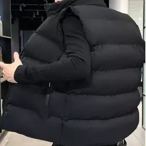 프리미엄 남자 경량 패딩조끼 따뜻한 보온 패딩점퍼_23683228