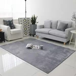 고품질 바론밍크 인조퍼 극세사 러그 카페트 대형 150 x 200 오크나...