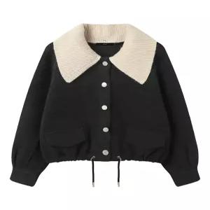 [르샵]카라넥 버튼업 밑단 스트링 자켓 (DP4JK019A)