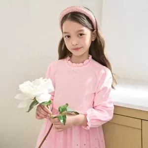 [롯데백화점]로엠걸즈 벨로아 샤매칭 드레스 RGOW25W6P