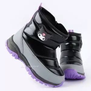 LILIS 산리오 쿠로미 캐릭터 털 부츠 아동용