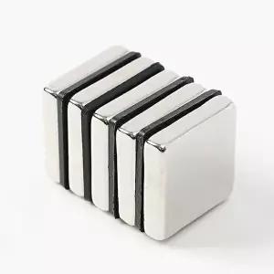 고품질 사각 자석 5개입 20x20x5mm 미니 소형 문구 큐브 네오디뮴 강력 소형 양면 산업용 WFHEXTU