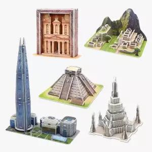 모또 세계 랜드마크 시즌5  5종  set 입체퍼즐 만들기
