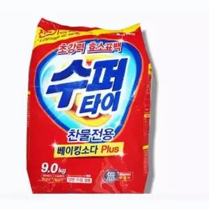 수퍼타이 세탁세제 9kg리필 1개