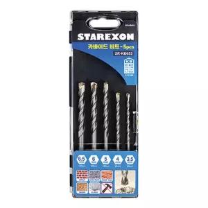 스타렉슨 카바이드 천공 콘크리트 드릴비트 세트 5p SR-KB653