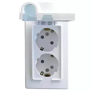 화장실 욕실 방수 방우형 콘센트 2구 덮개 커버 방적/매입/박스/세로형/방수형/싱크대/주방/노출/콘센트용