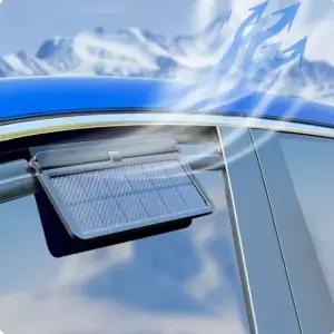 자동차 환기팬 태양광 USB 차량용 환풍기 공기 순환 배기 환기 선풍기 (N2103)